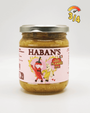 FLAMBEE 200g – Sauce Piquante Artisanale à la Banane et Habanero