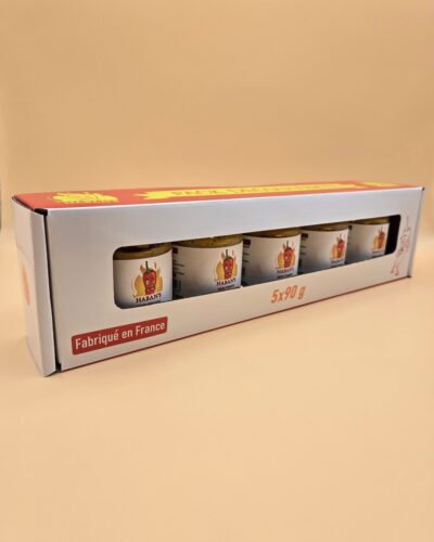 Pack découverte Haban's 5 sauces 90g (biais)