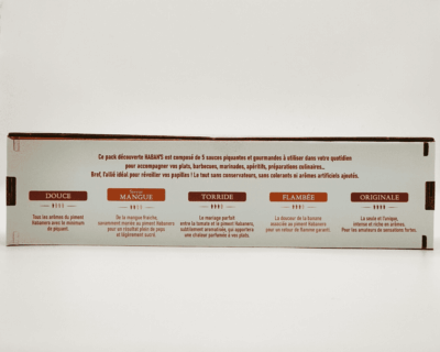 Pack découverte Haban's - 5 sauces de 90g