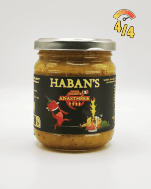 ANASTHESIE 200g – Sauce Piquante Artisanale à l’Ananas, Habanero et Carolina Reaper