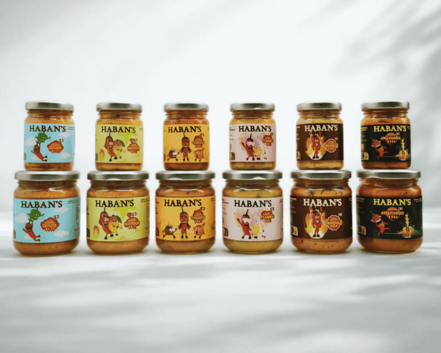 Gamme Sauces Piquantes artisanales Haban's