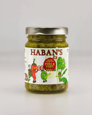 PERS&VERT – Sauce Piquante Artisanale au Persil, Citron Vert et Habanero