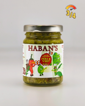 PERS&VERT – Sauce Piquante Artisanale au Persil, Citron Vert et Habanero