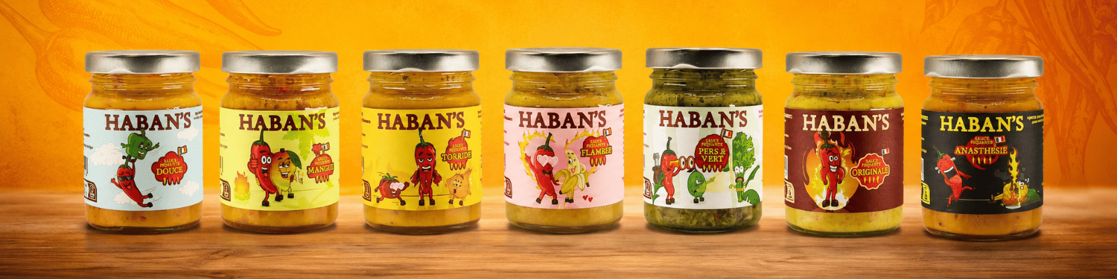 Gamme sauces Haban's