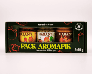 Pack Aromapik – 3 Sauces Piquantes Artisanales au Habanero